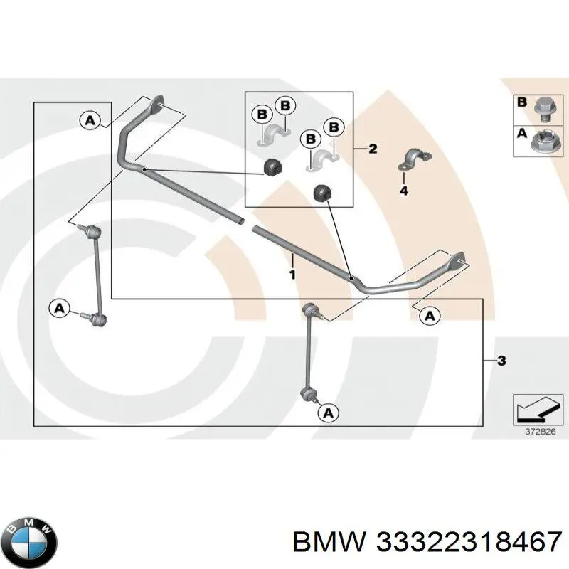  BMW 33322318467 ціна, від 21.05 USD