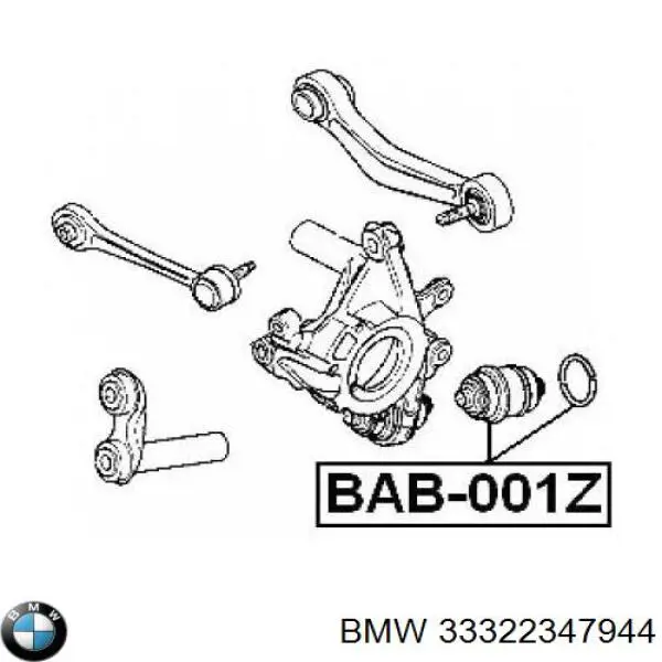  BMW 33322347944 ціна, від 95.02 USD