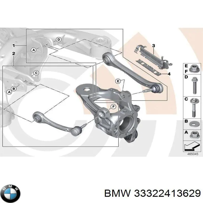 BMW 33322413629 ціна, від 138.57 USD