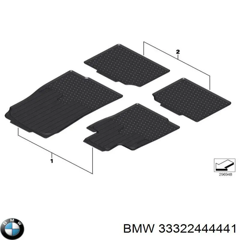  BMW 33322444441 ціна, від 156.09 USD
