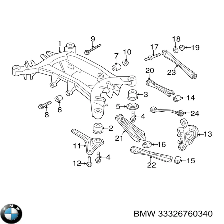 Купити 33326760340 BMW 
