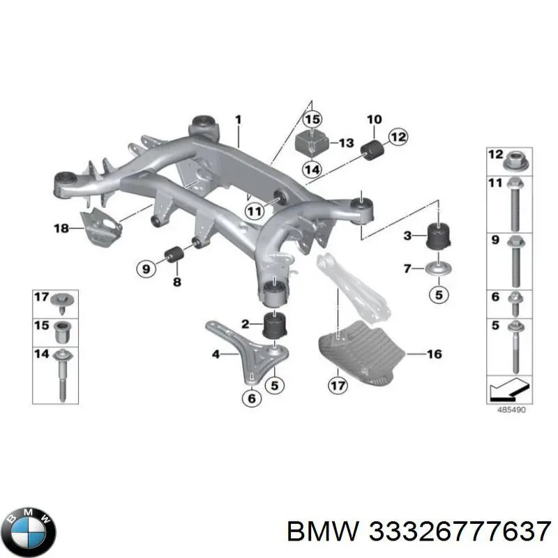  BMW 33326777637 ціна, від 64.90 USD