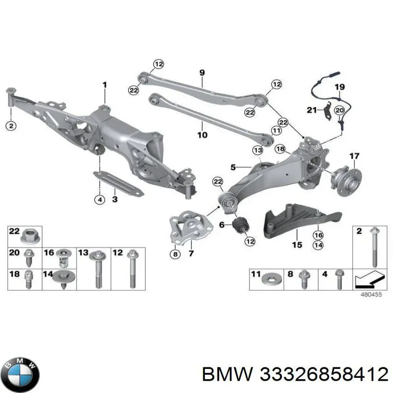  33326858412 BMW