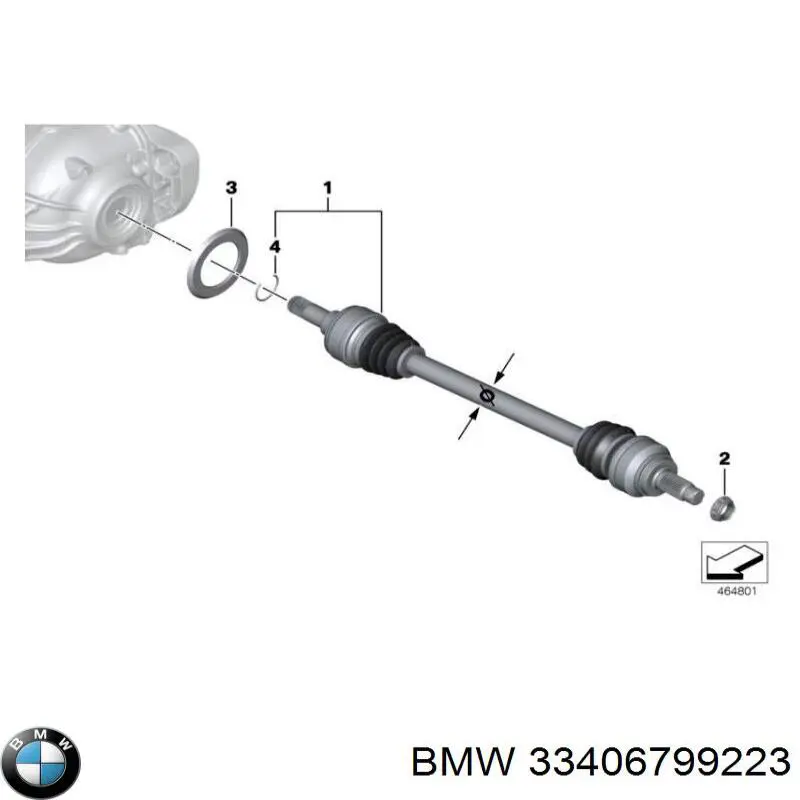 Гайка маточини задньої BMW 33406799223 ціна, від 5.58 USD