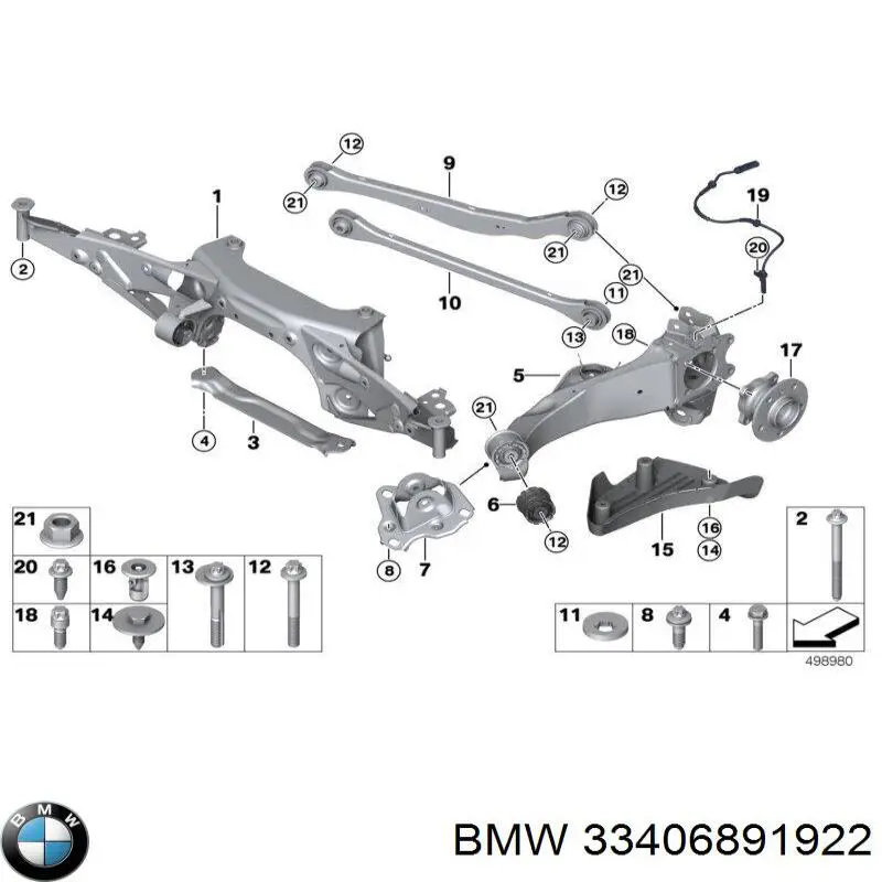  BMW 33406891922 ціна, від 63.35 USD
