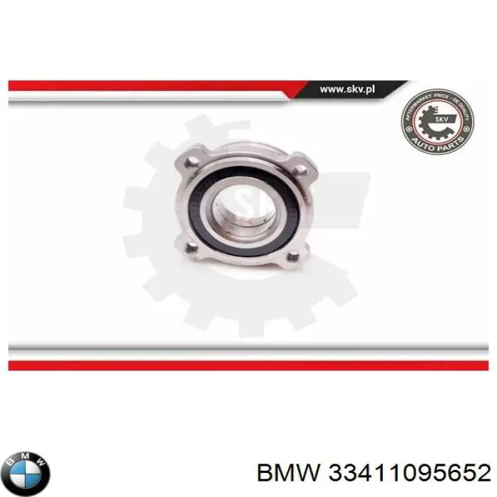 Підшипник маточини задньої BMW 33411095652 ціна, від 39.23 USD