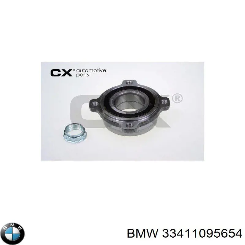 33411095654 BMW Підшипник ступиці задньої