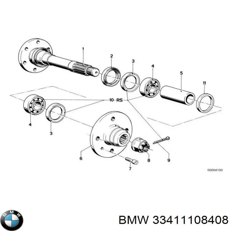 Купити Підшипник задньої ступиці BMW 3  E21