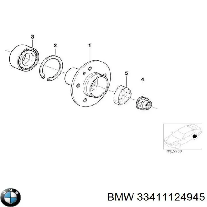  BMW 33411124945 ціна, від 7.49 USD