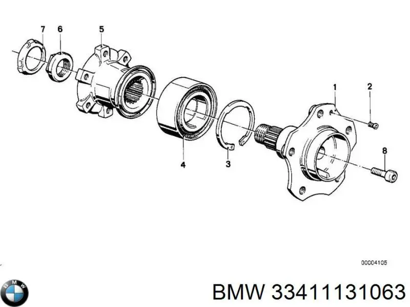 Купити 33411131063 BMW 