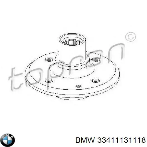 Маточини задніх коліс BMW 33411131118 ціна, від 19.98 USD