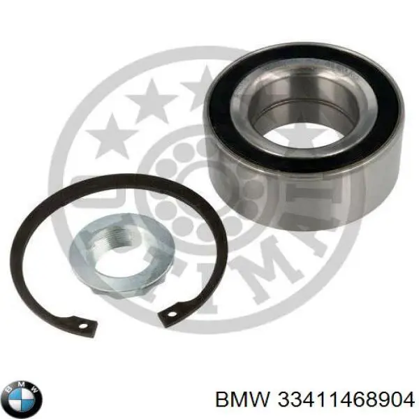 Підшипник маточини передньої/задньої 33411468904 BMW