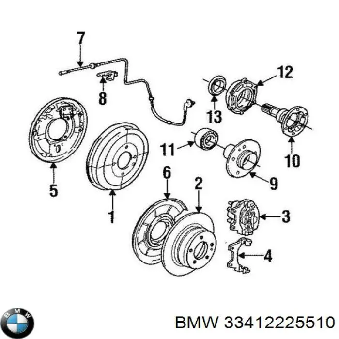 33412225510 BMW 