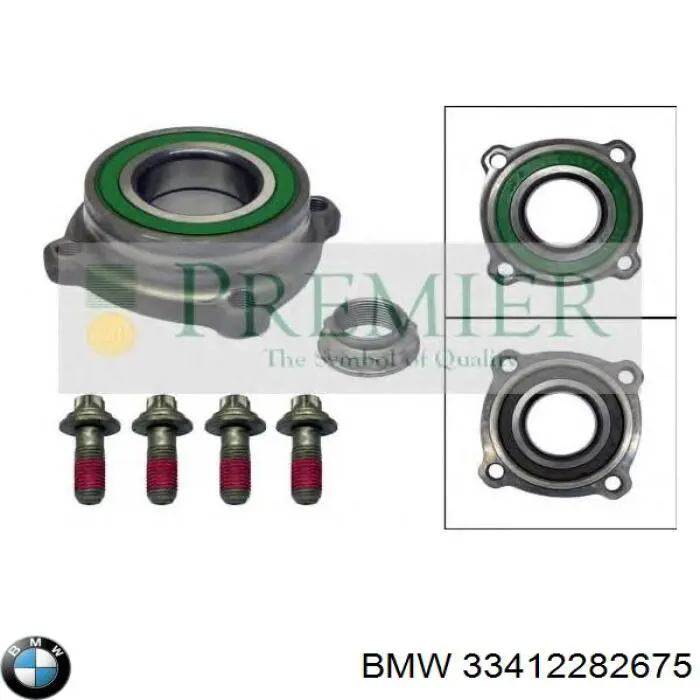 Підшипник маточини задньої BMW 33412282675 ціна, від 68.82 USD
