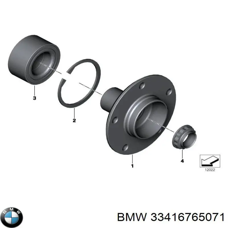 Маточини задніх коліс BMW 33416765071 ціна, від 40.54 USD