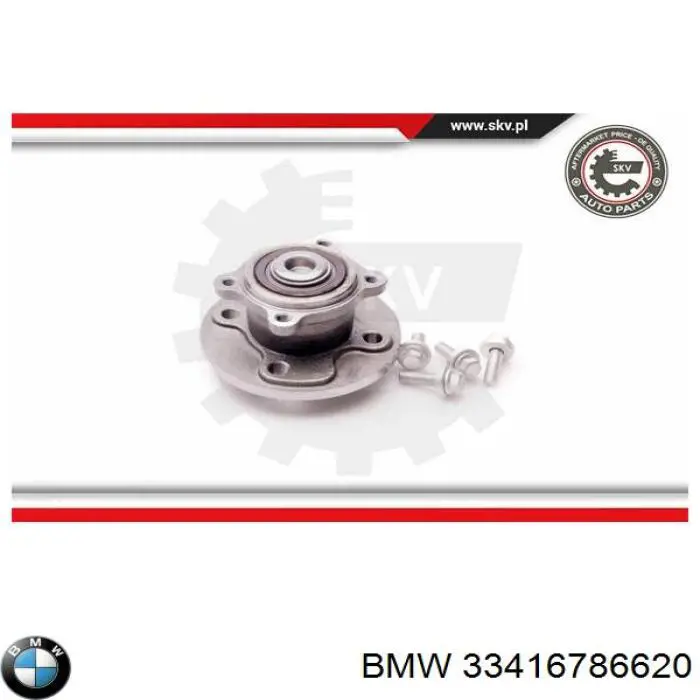 Купити 33416786620 BMW Підшипник ступиці колеса