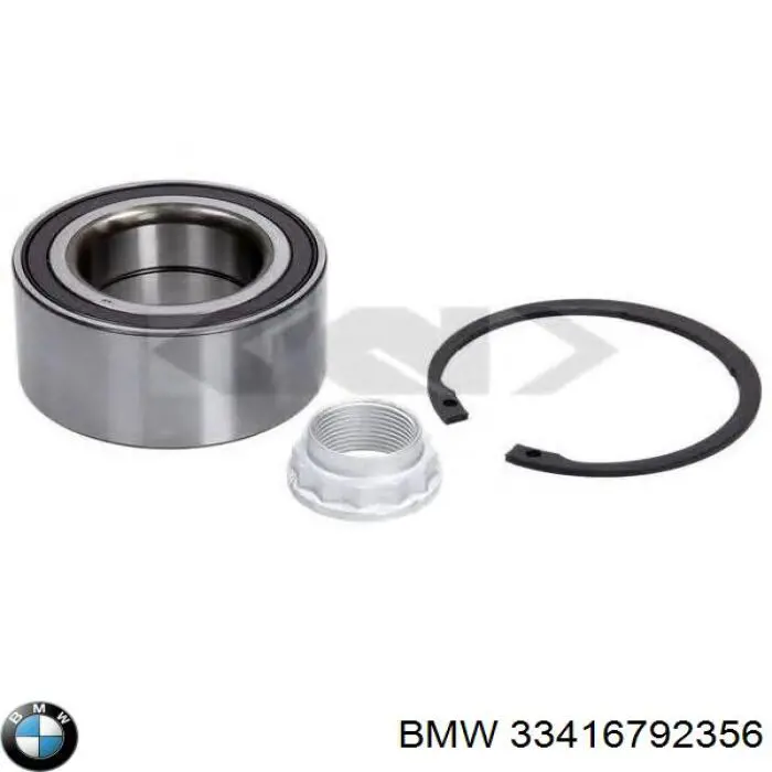 Підшипник маточини задньої BMW 33416792356 ціна, від 31.47 USD