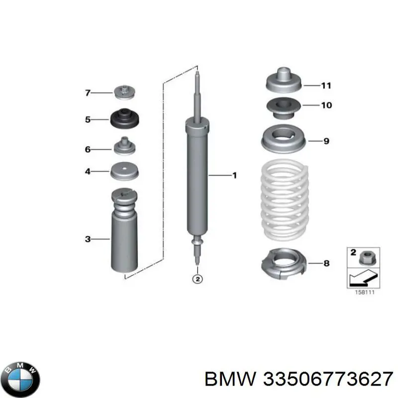 33506773627 BMW Амортизатори задні