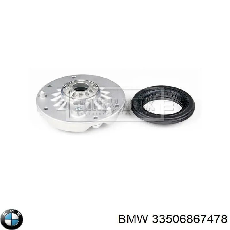 Опора амортизатора заднього BMW 33506867478 ціна, від 45.48 USD