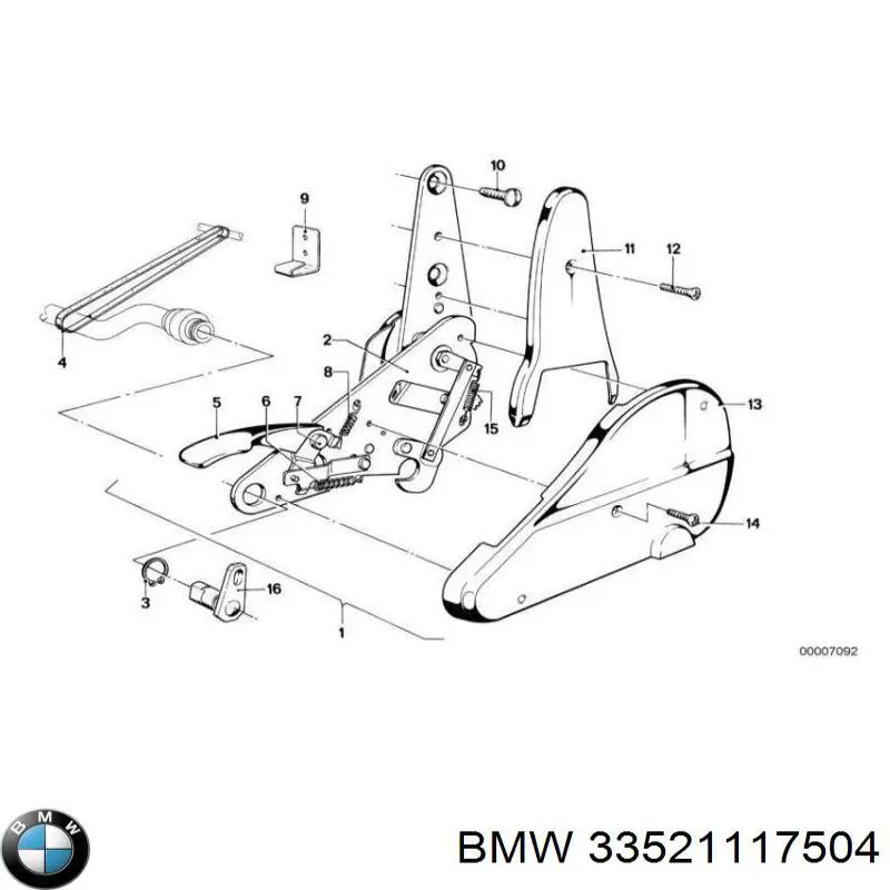  BMW 33521117504 ціна, від 36.53 USD