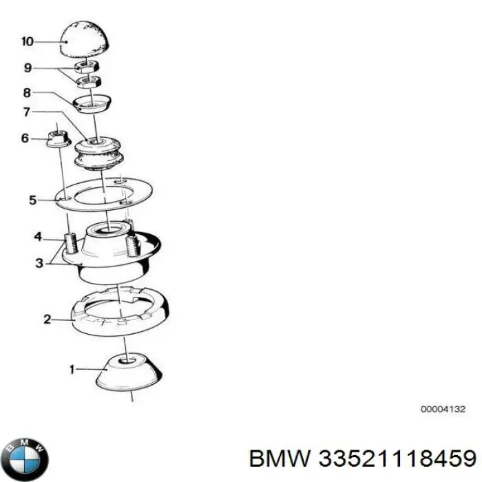 33521118459 BMW Опора амортизатора