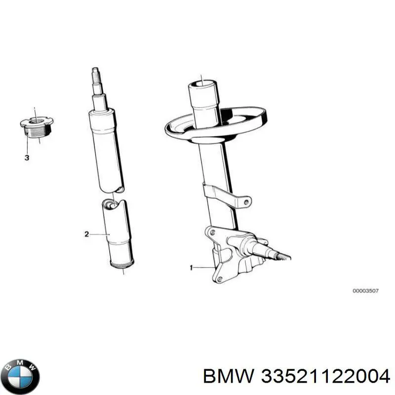 Амортизатор задній 33521122004 BMW