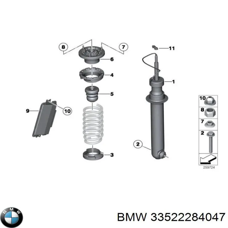 319130 Sachs Амортизатори задні