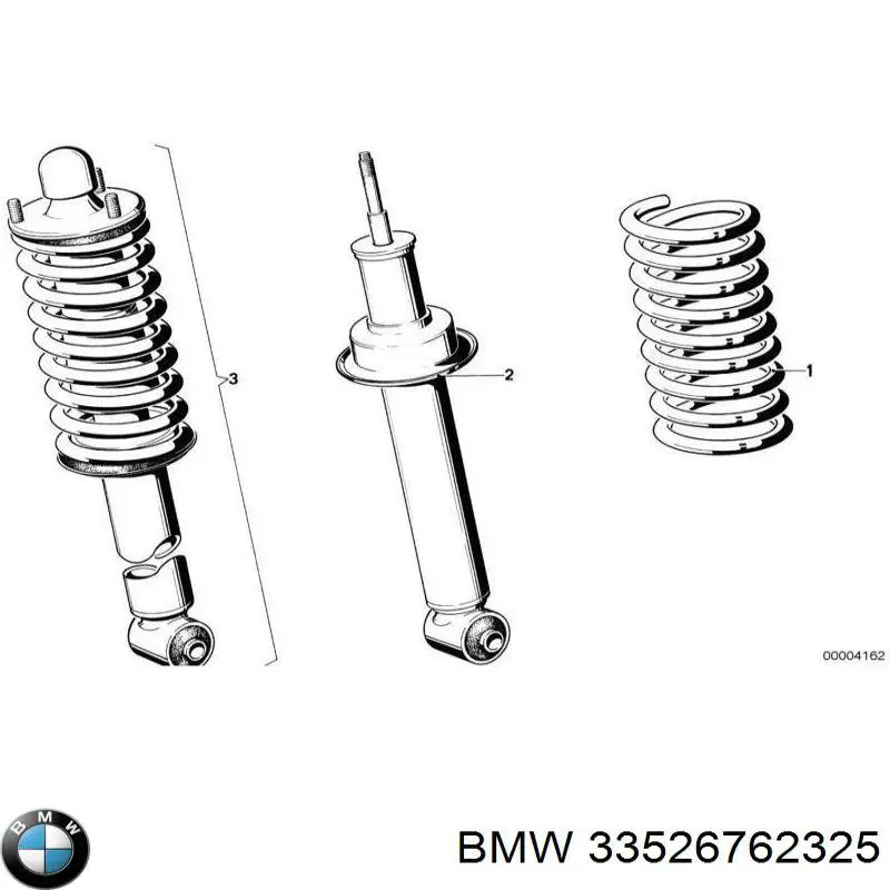 Купити 33526762325 BMW Шайба втулки штока заднього амортизатора