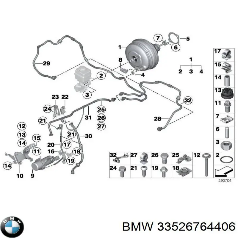  BMW 33526764406 ціна, від 6.46 USD