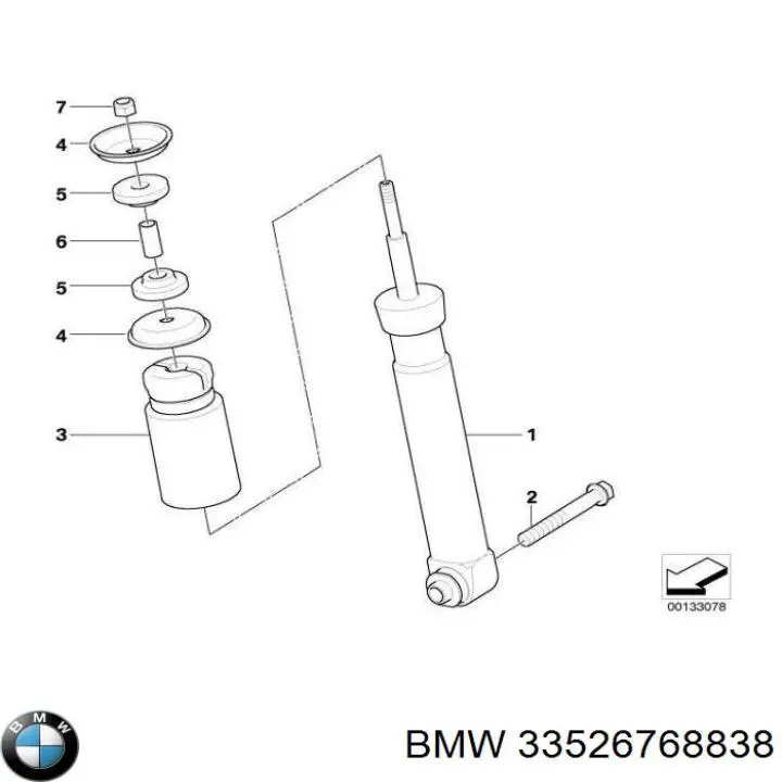  BMW 33526768838 ціна, від 5.98 USD