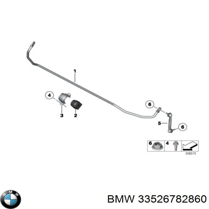 Амортизатор задній BMW 33526782860 ціна, від 94.99 USD