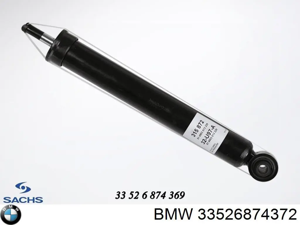 Амортизатор задній BMW 33526874372 ціна, від 24.82 USD