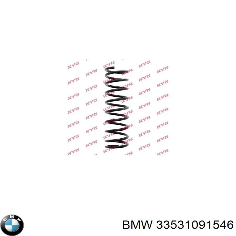 33531091546 BMW Пружина підвіски задня
