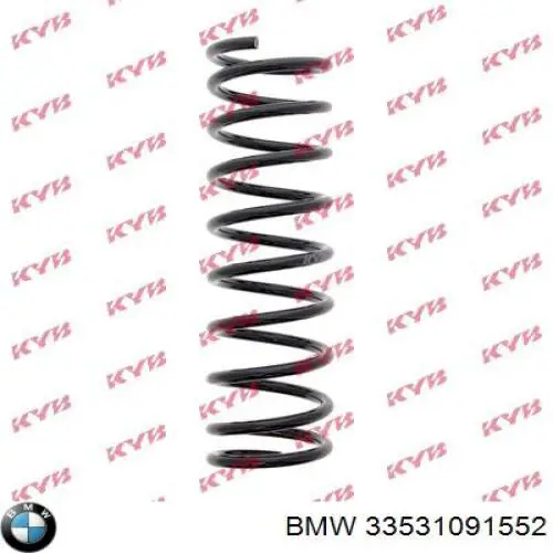 33531091552 BMW Пружина підвіски задня