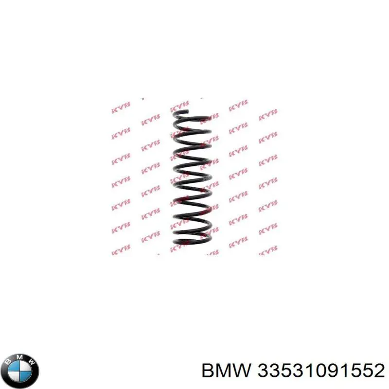 Пружина задня BMW 33531091552 ціна, від 53.17 USD
