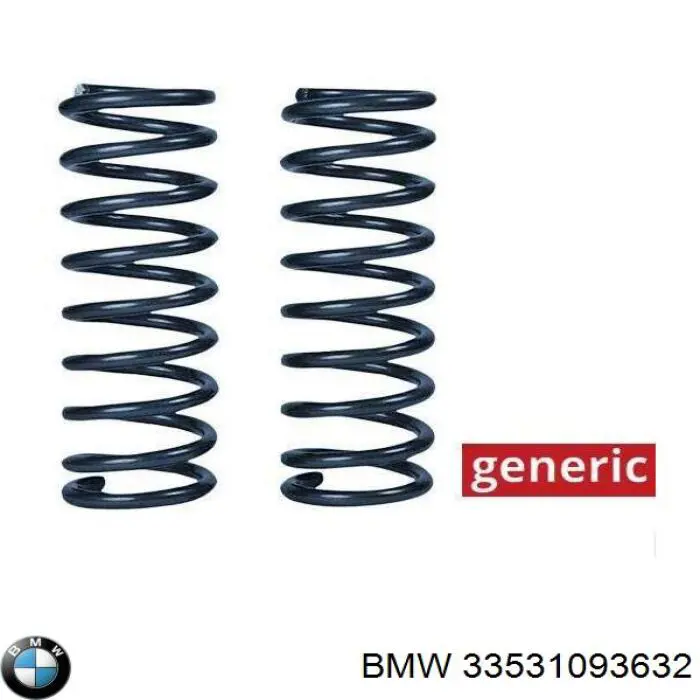 Пружина задня BMW 33531093632 ціна, від 25.34 USD