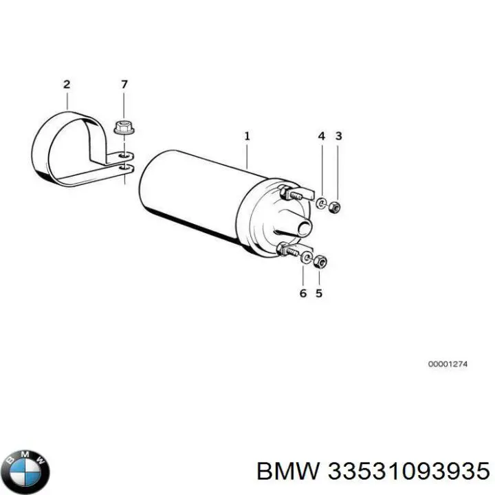 Купити 33531093935 BMW 