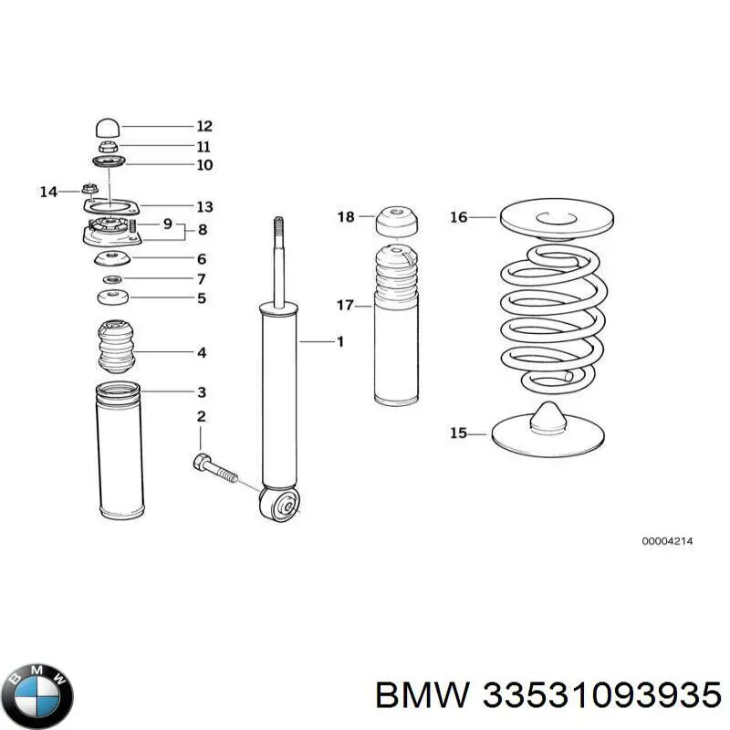  BMW 33531093935 ціна, від 54.53 USD