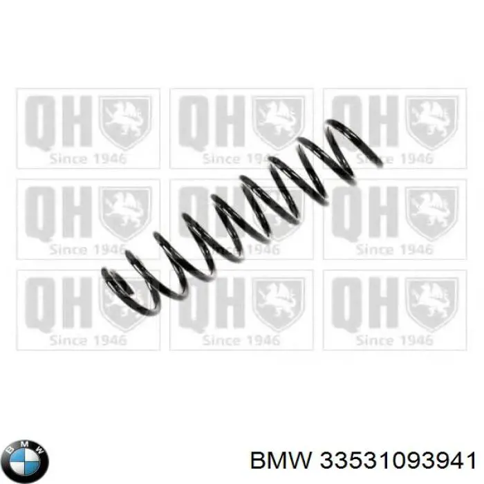 Пружина задня BMW 33531093941 ціна, від 44.56 USD