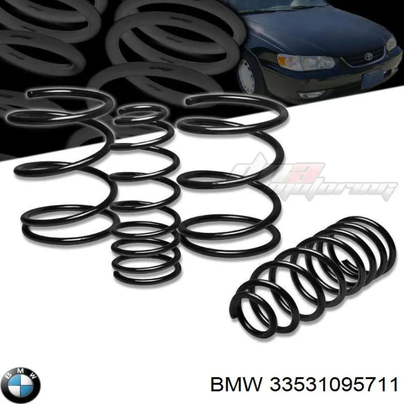 Пружина задня BMW 33531095711 ціна, від 37.78 USD