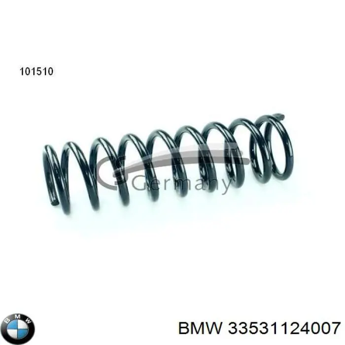 33531124007 BMW Пружина підвіски задня