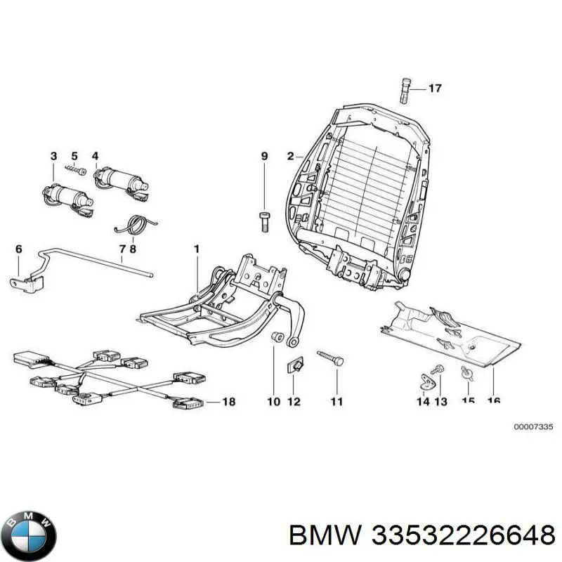 33532226648 BMW Пружина підвіски задня