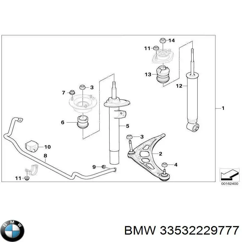  BMW 33532229777 ціна, від 28.43 USD