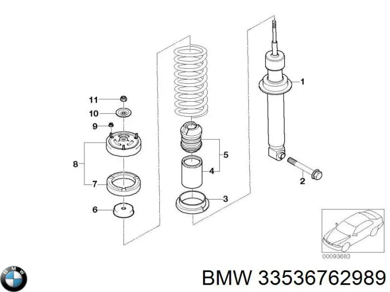Купити 33536762989 BMW 