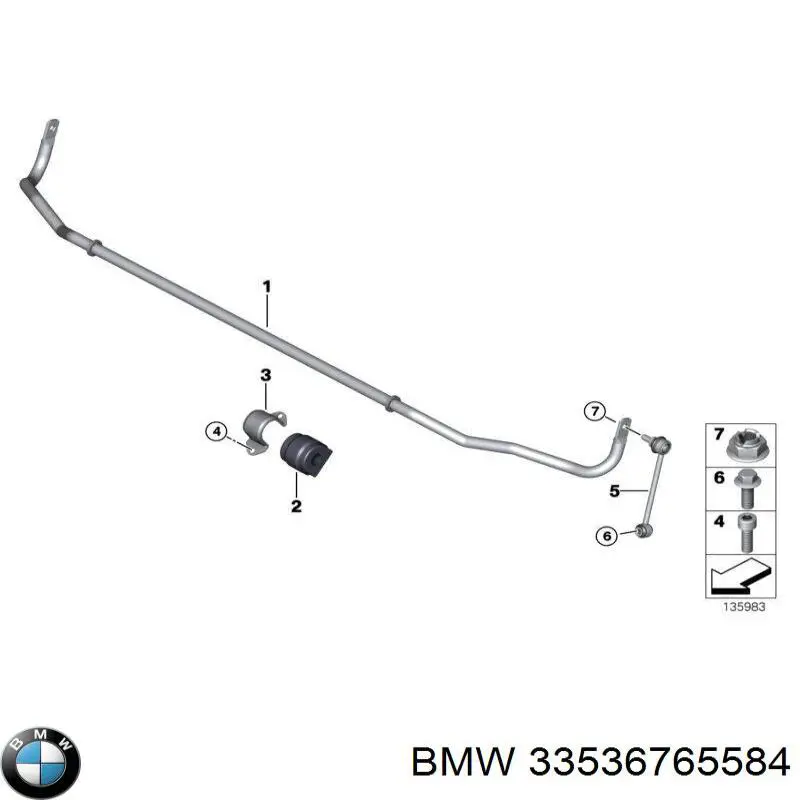 Втулка стабілізатора заднього Kautek BMBS099 ціна, від 2.99 USD
