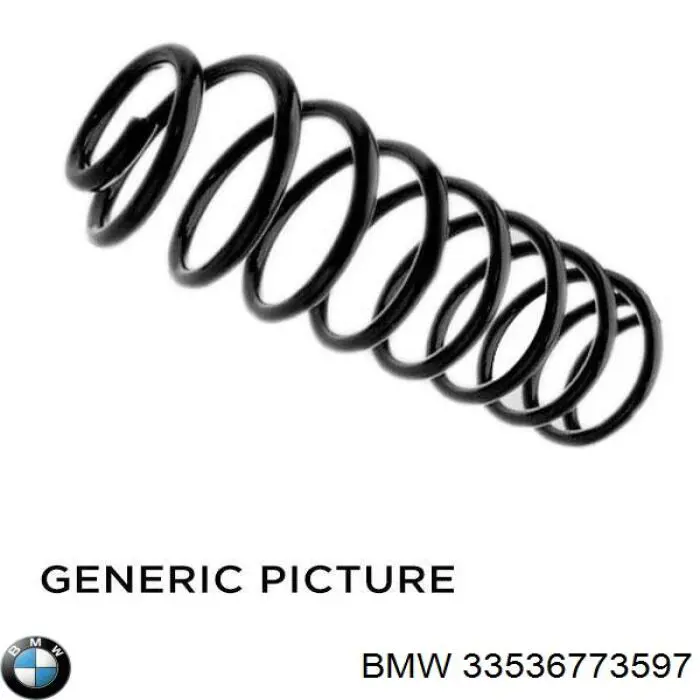 33536773597 BMW Пружина підвіски задня