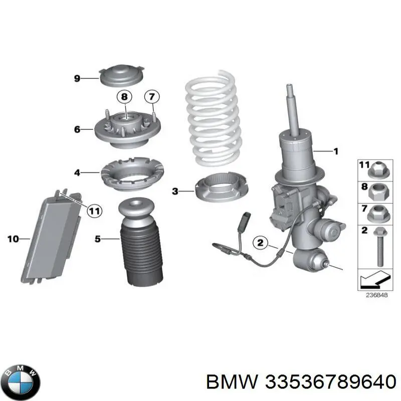 Купити 33536789640 BMW 