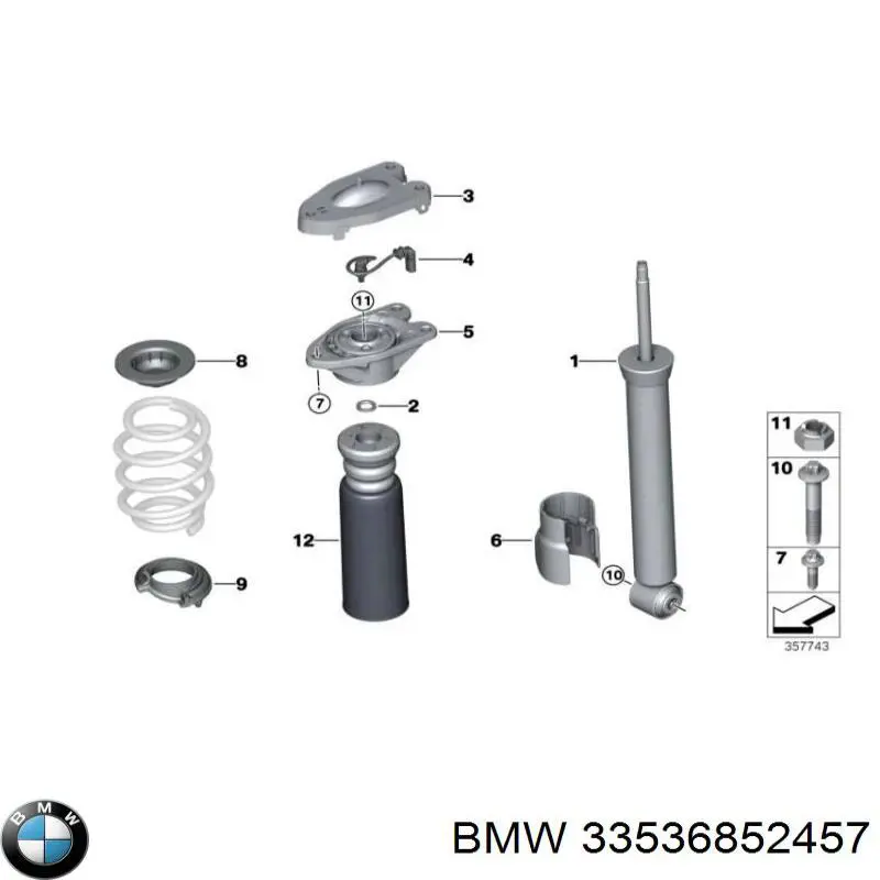 Купити 900465 Sachs Відбійник заднього амортизатора