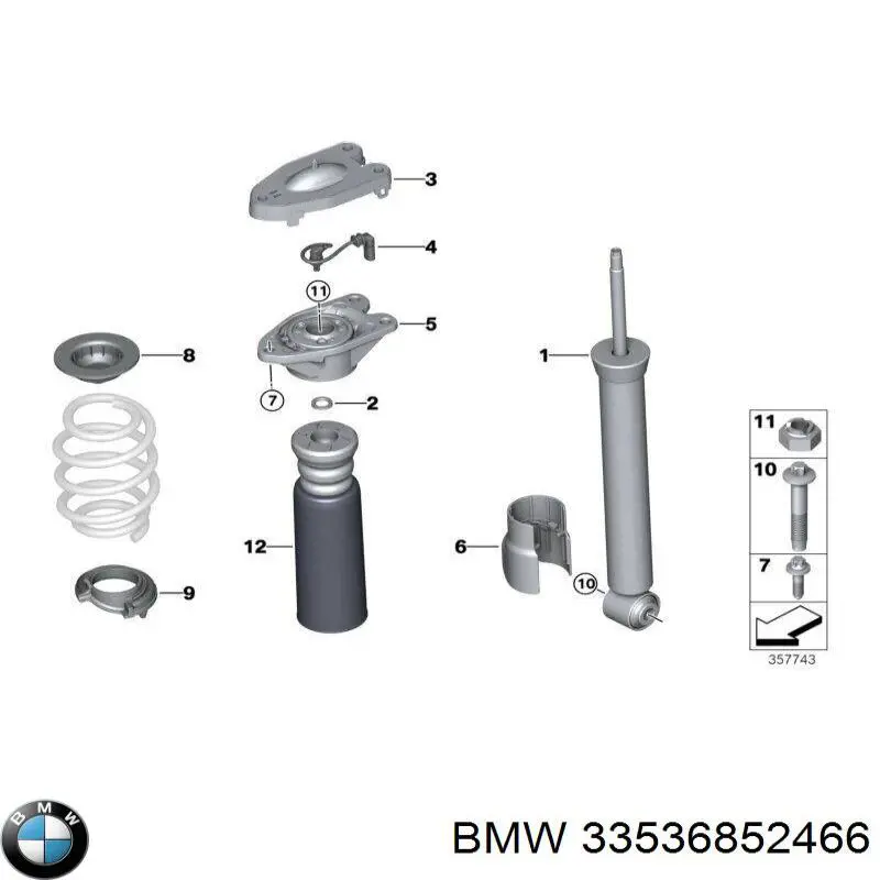 Купити 33536852466 BMW 