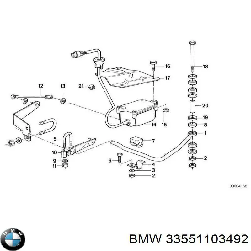 Купити 33551103492 BMW Опора стабілізатора